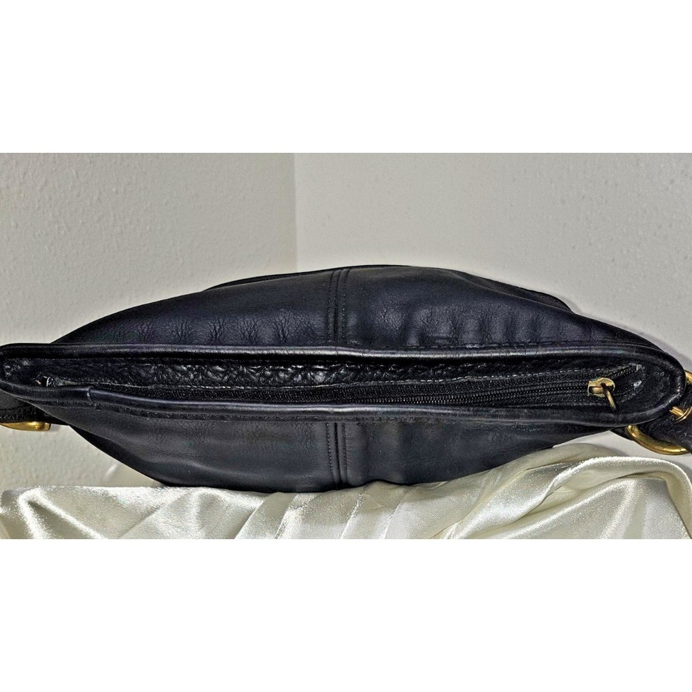 Vintage Coach 4153 Bleecker Bucket Bag/ Black/Glove Tanned Leather + Bonus Strap - Picture 9 of 16